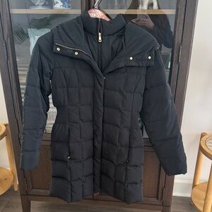 Cole Haan Women's Dark Quilted Puffer Coat